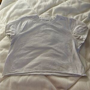 We The Free White Crop Tee